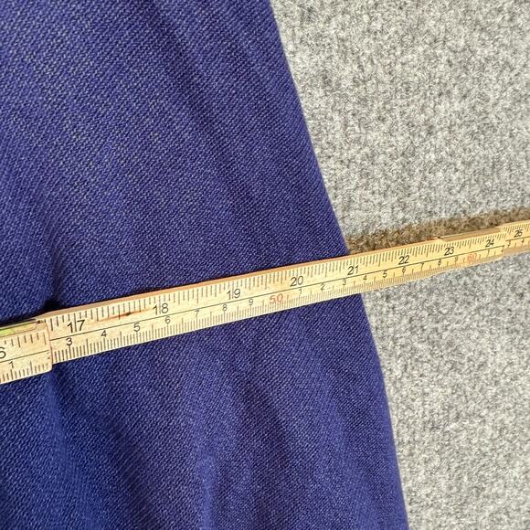 Eileen Fisher Sweater Womens 1X Blue Silk Cotton Sleeveless Cardigan Plus Size - Picture 6 of 10